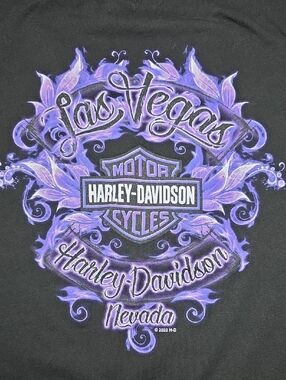 Harley-Davidson | Fire Vine Las Vegas NV Graphic Tee Shirt Sz XL